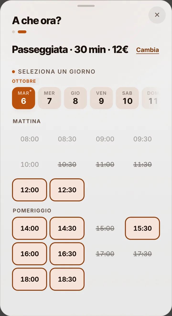 Gli orari liberi del giorno da Dog Sitter Fido e Co.